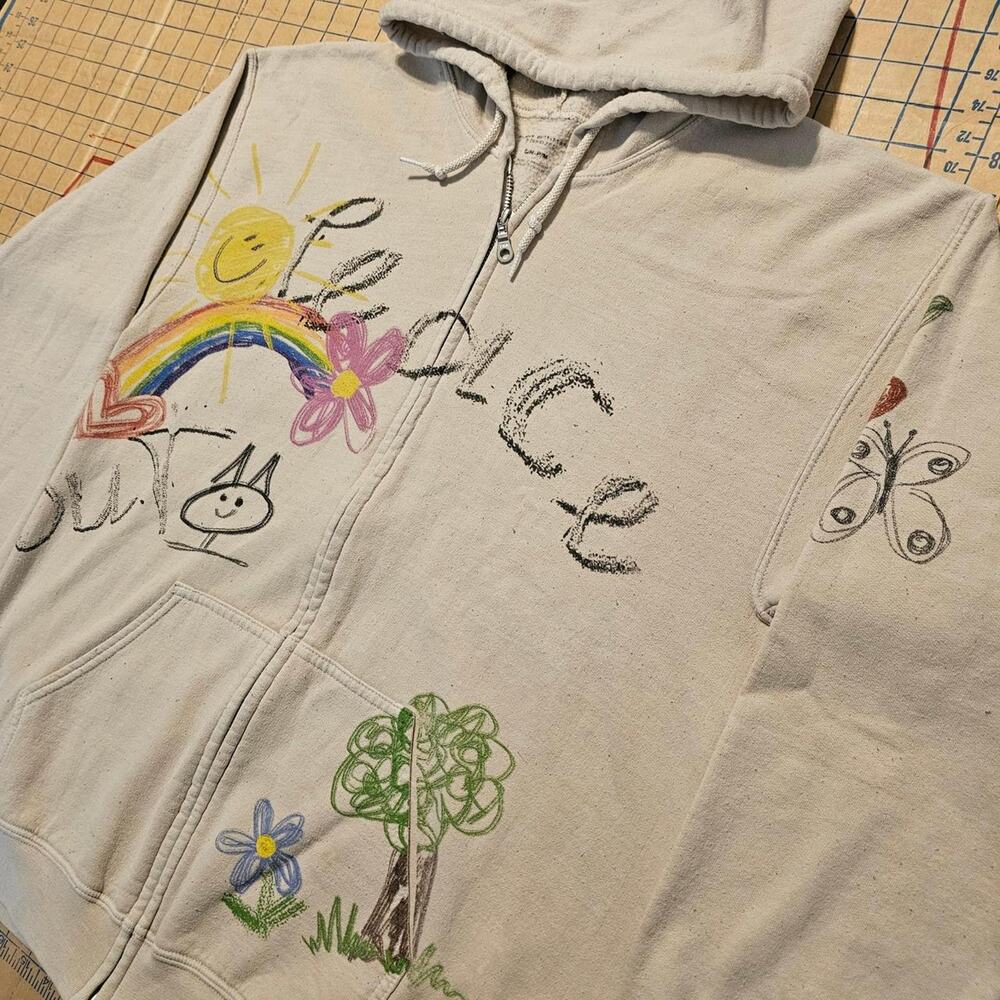 Urban outfitters oversized peace out